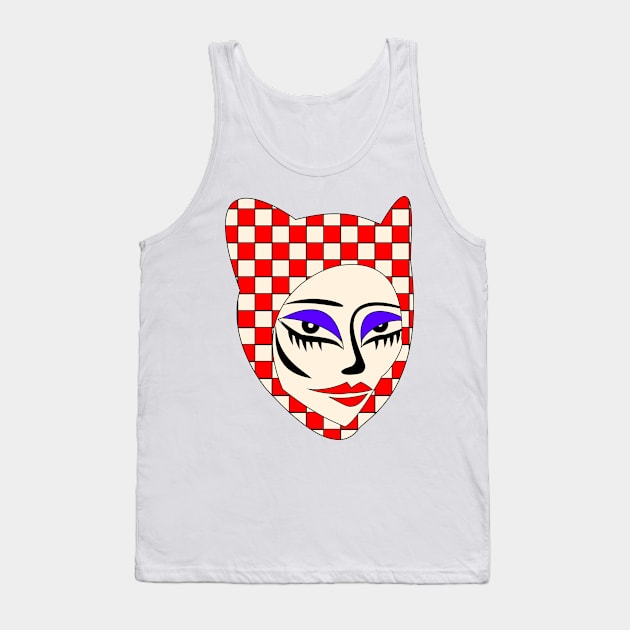 Catgirl is a punk queen Tank Top by Elizza